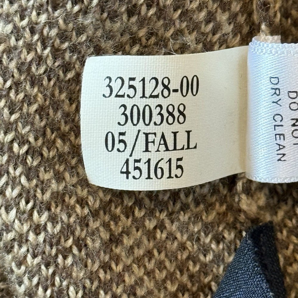 VTG Banana Republic Merino Wool Herringbone Riding Blazer Elbow Patches Women PS - Picture 12 of 12